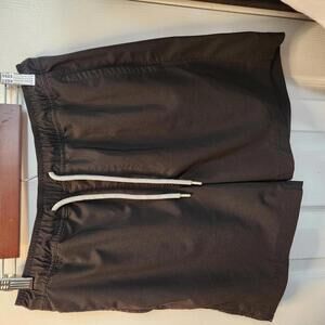 Trinity Coast Men's Casual Black Swim Shorts- Small